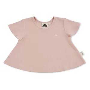 Blossom Rib Flutter Tee