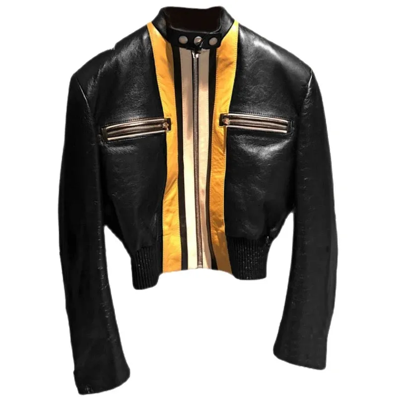 Bomber Biker moto Jacket
