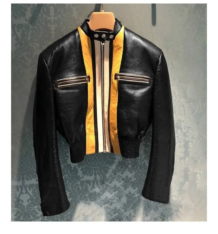Bomber Biker moto Jacket
