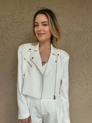Cosita Crepe Moto Jacket