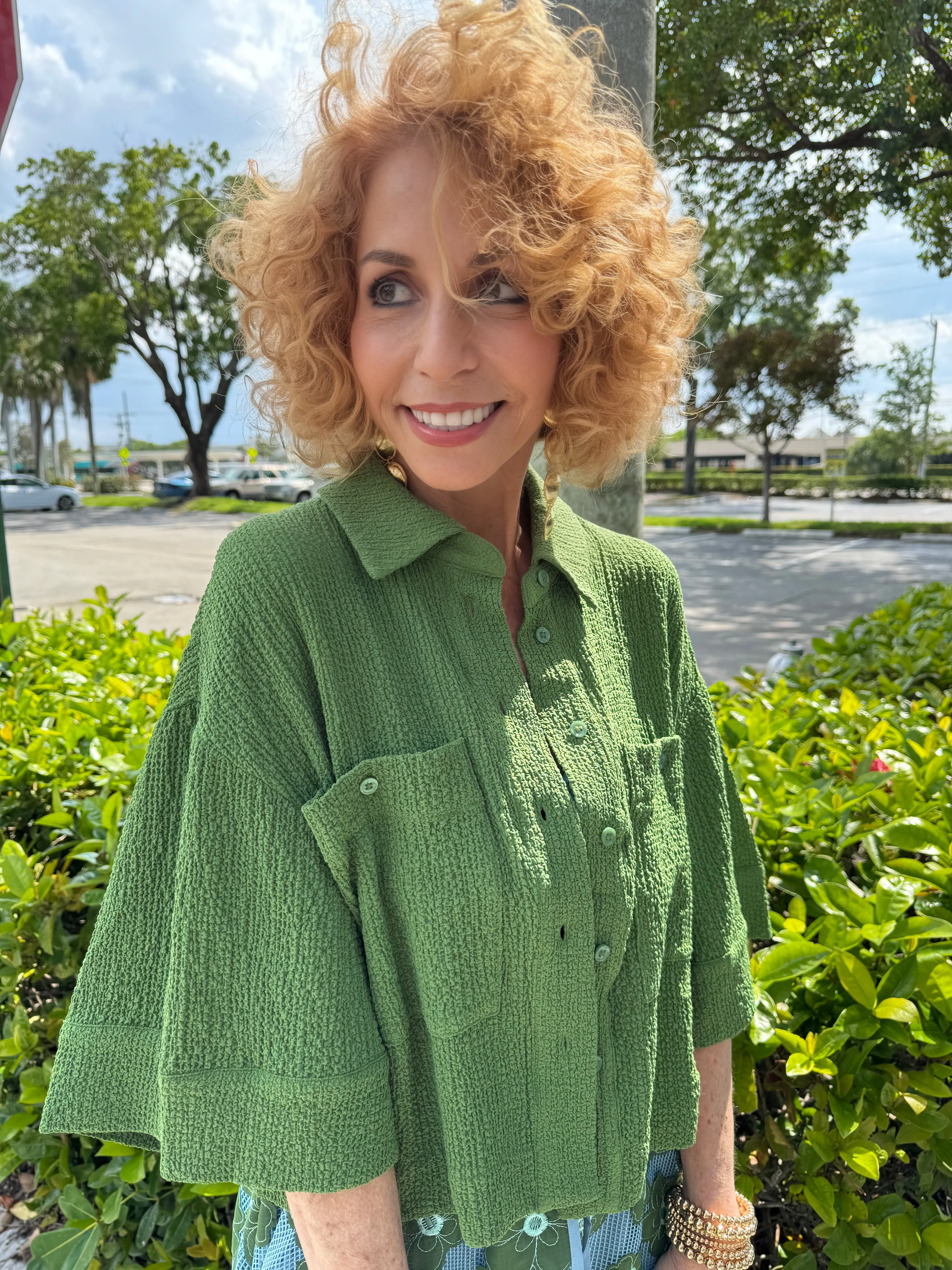 Farewell Cropped Shirt