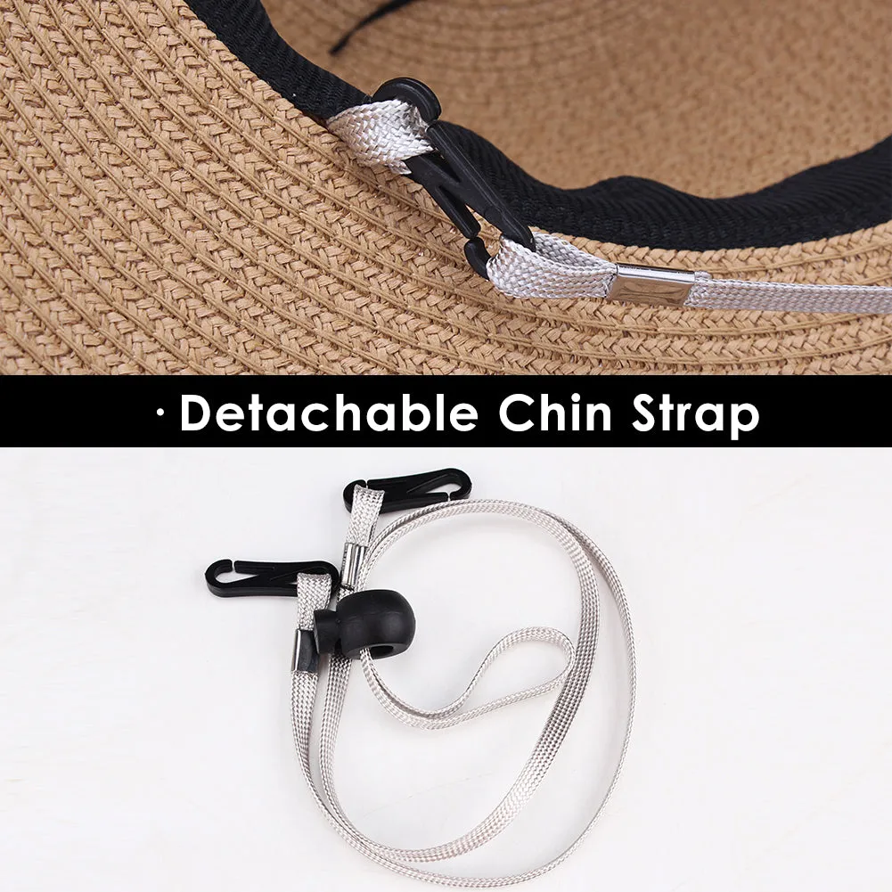 FURTALK Women Summer Paper Straw Sun Hat  Narrow  Brim Parents- Child  Drop Shipping SH022