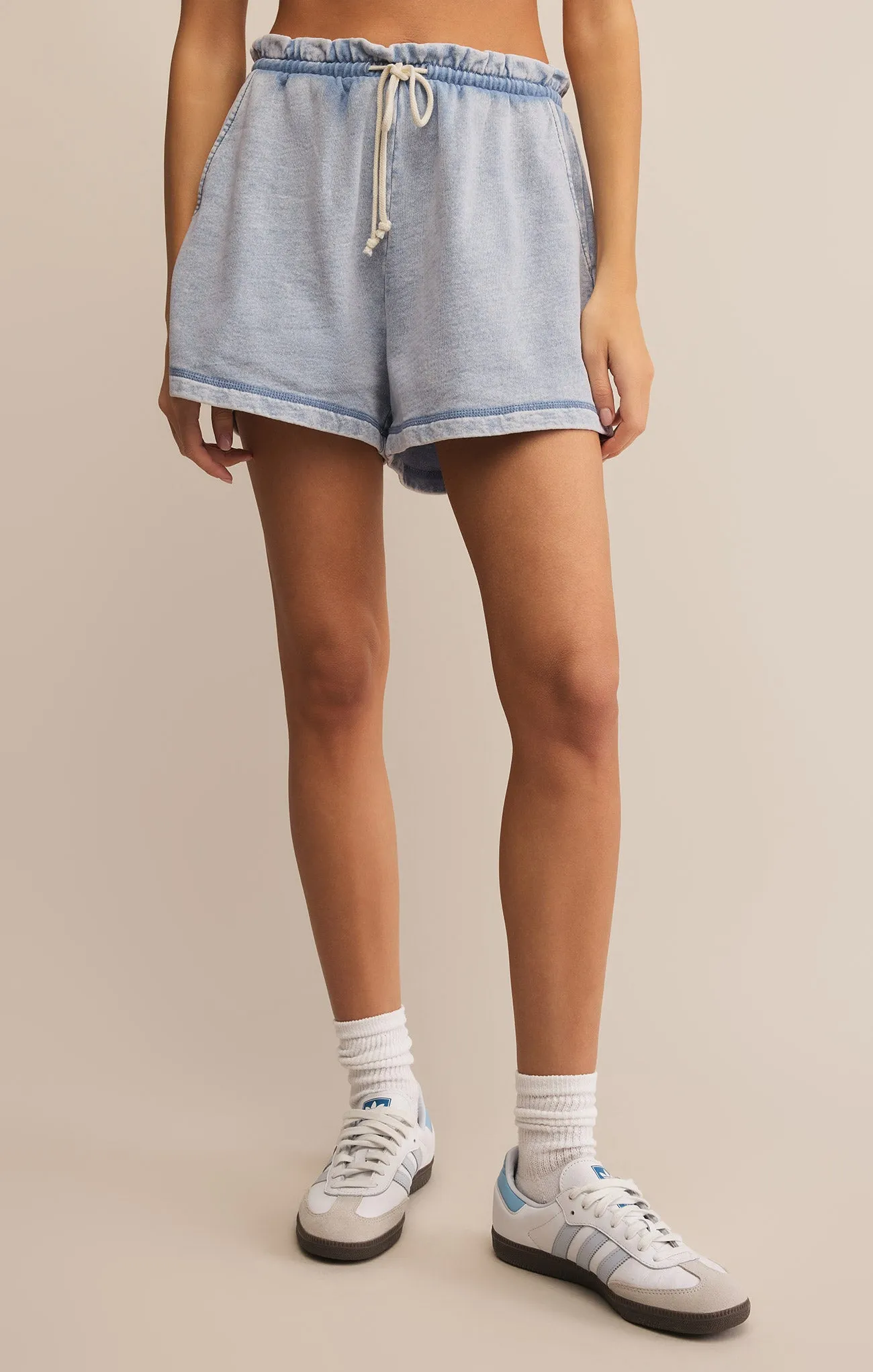 Gael Knit Denim Short
