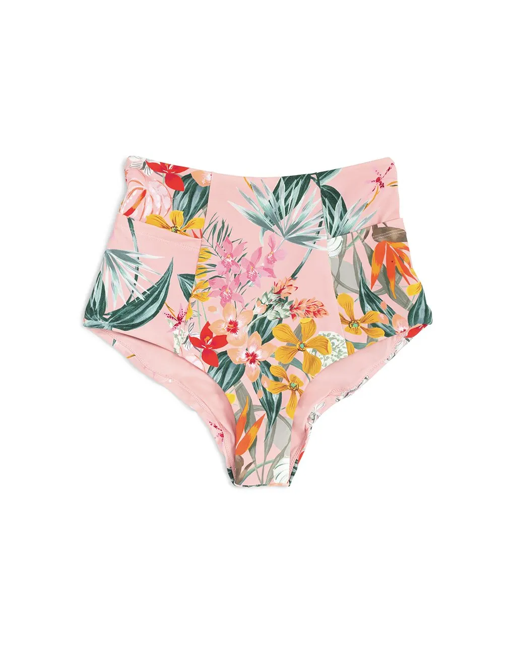 High-Waist Bikini Bottom - Paradiso