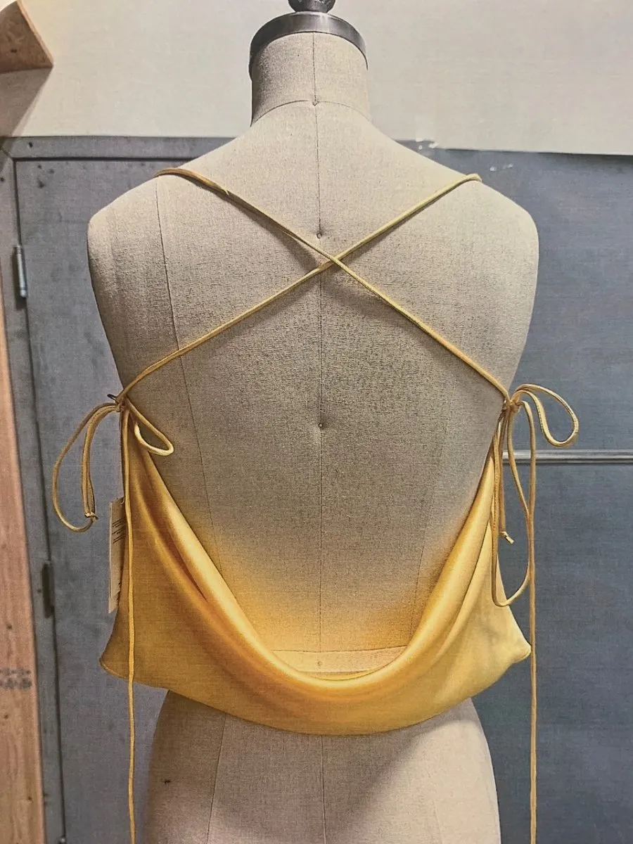 Jacoba Jane Odette Draped Neck Cami (Limoncello)