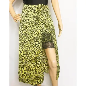Lemon Gone Wild Midi Skirt