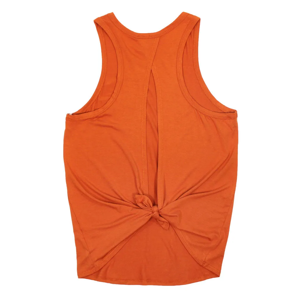 Longhorns Pride Script Open Back Tank