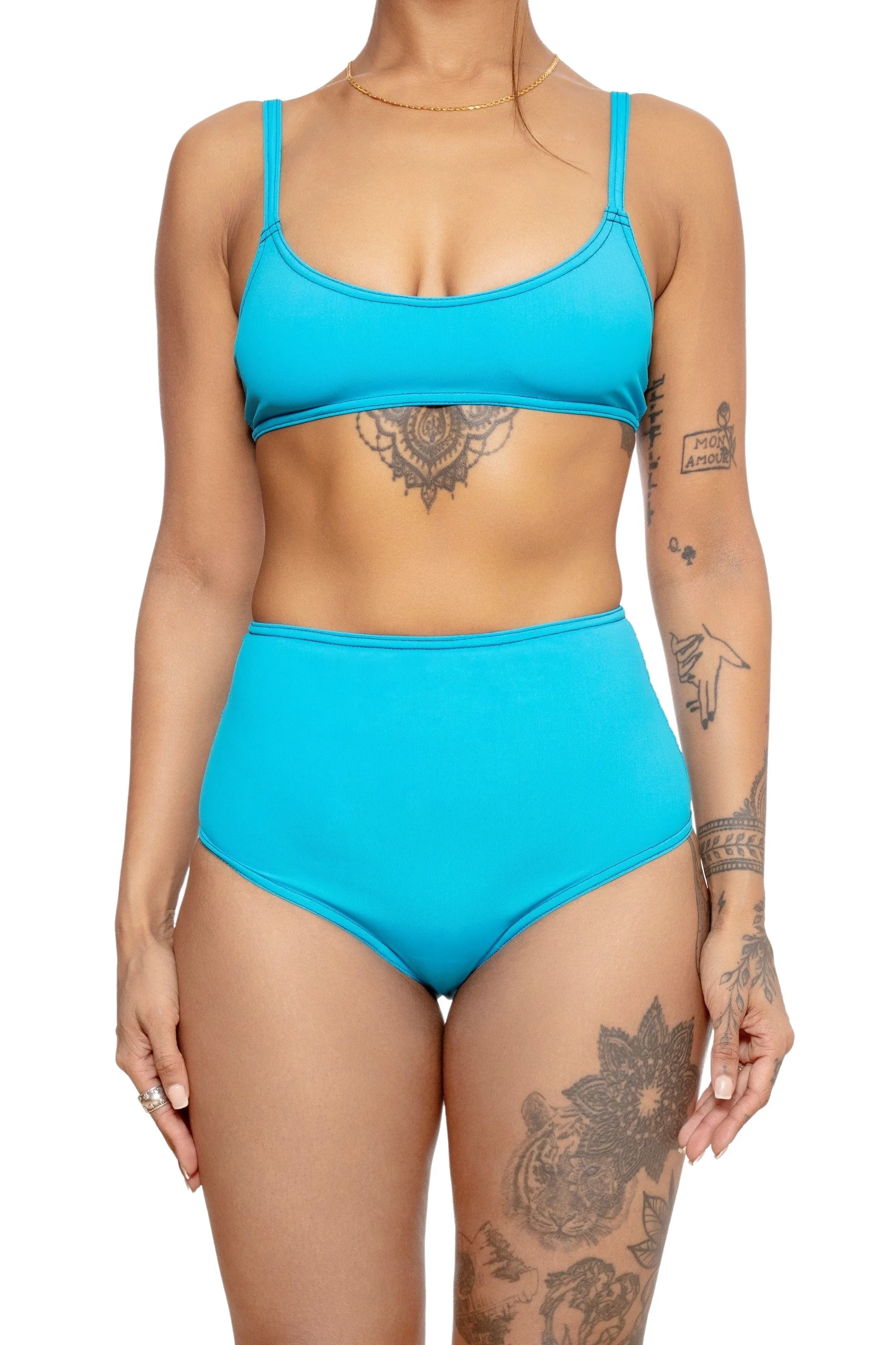 MONDELLO high waist bikini bottoms