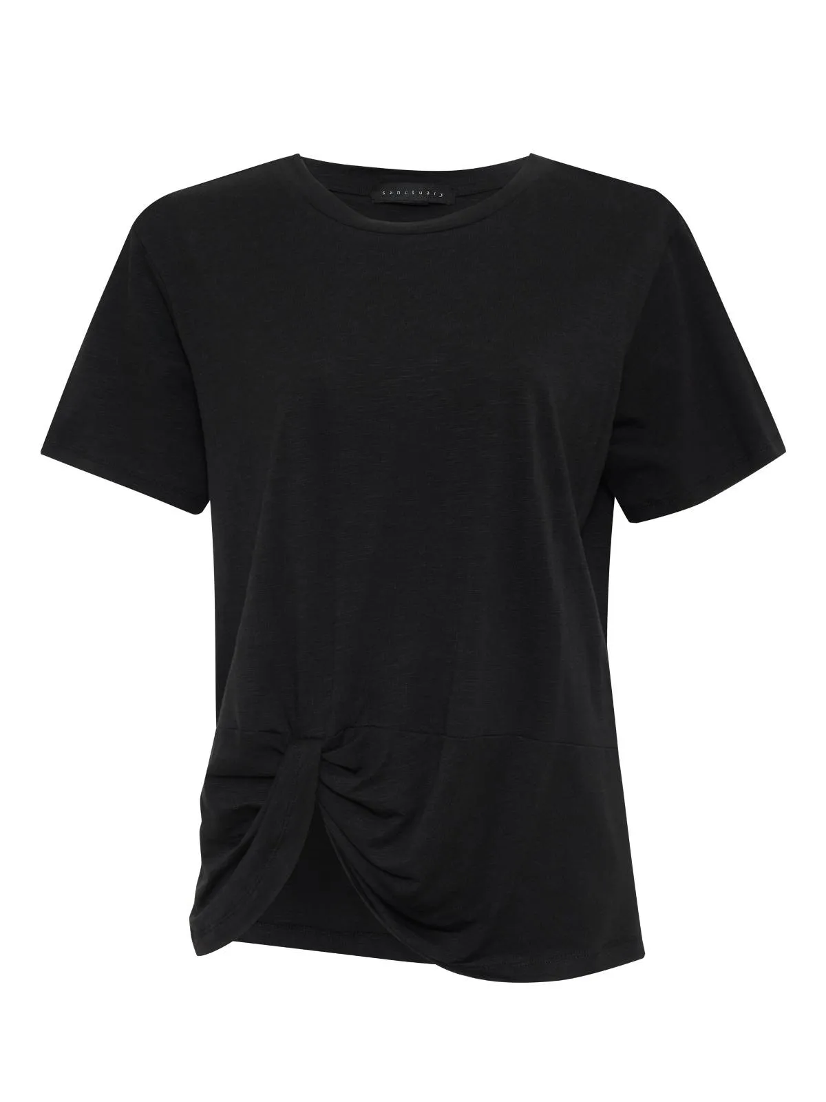 Riptide Twist Tee Black