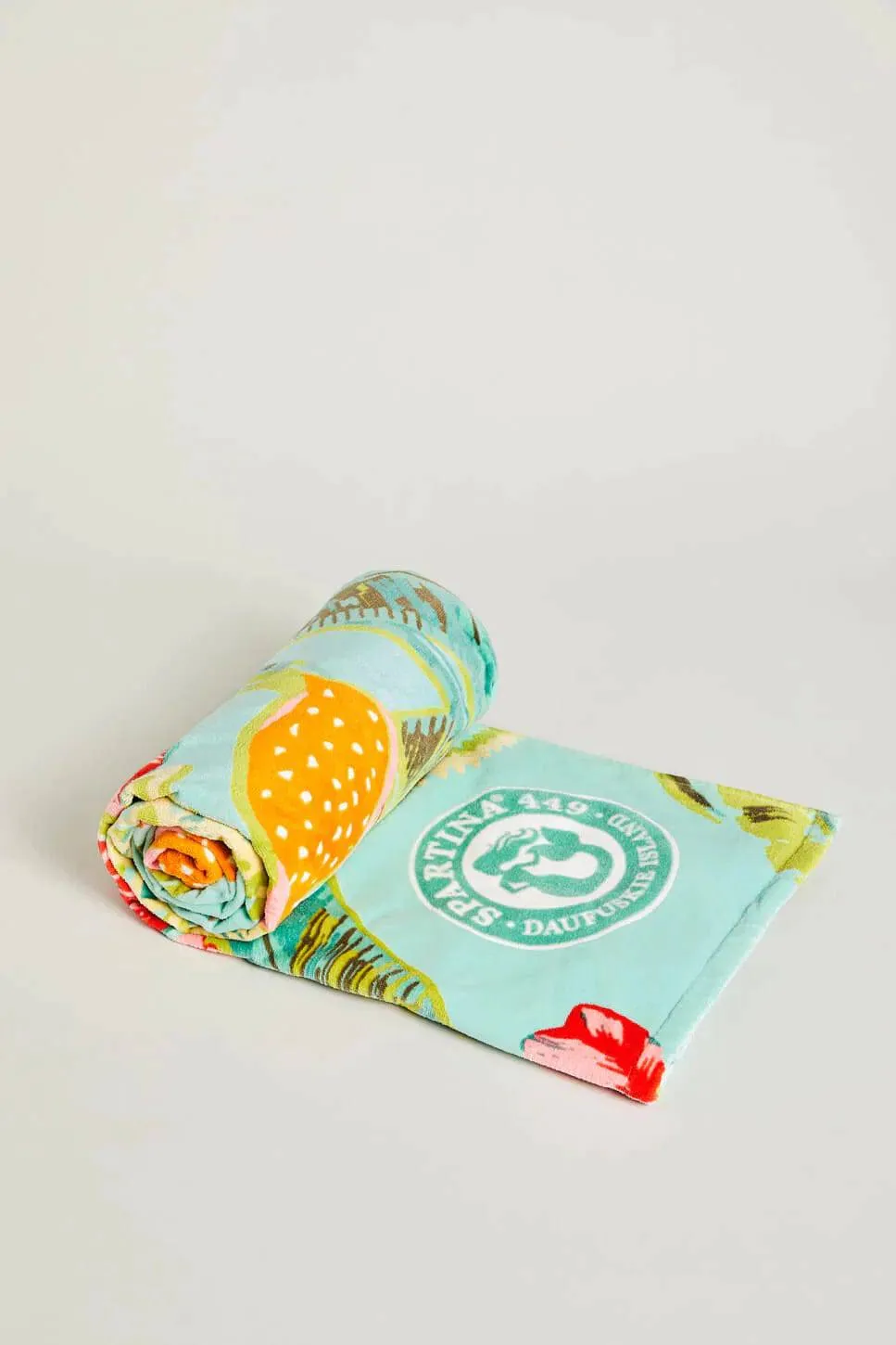 Spartina - Beach Towel - Queenie Tropical Floral Sea Foam