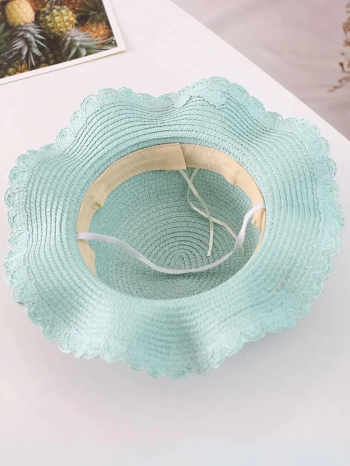 Summer's Here Floral Straw Hat Set