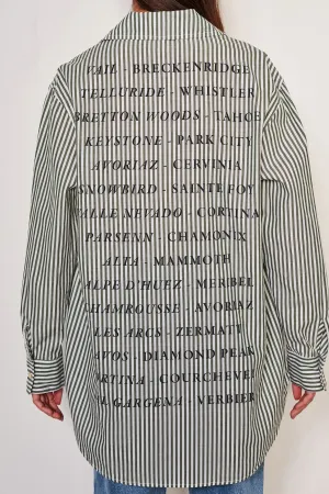 Sundry Destinations Oversized Shirt in Fern