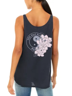 T&C Surf Peony Logo Slit Tank