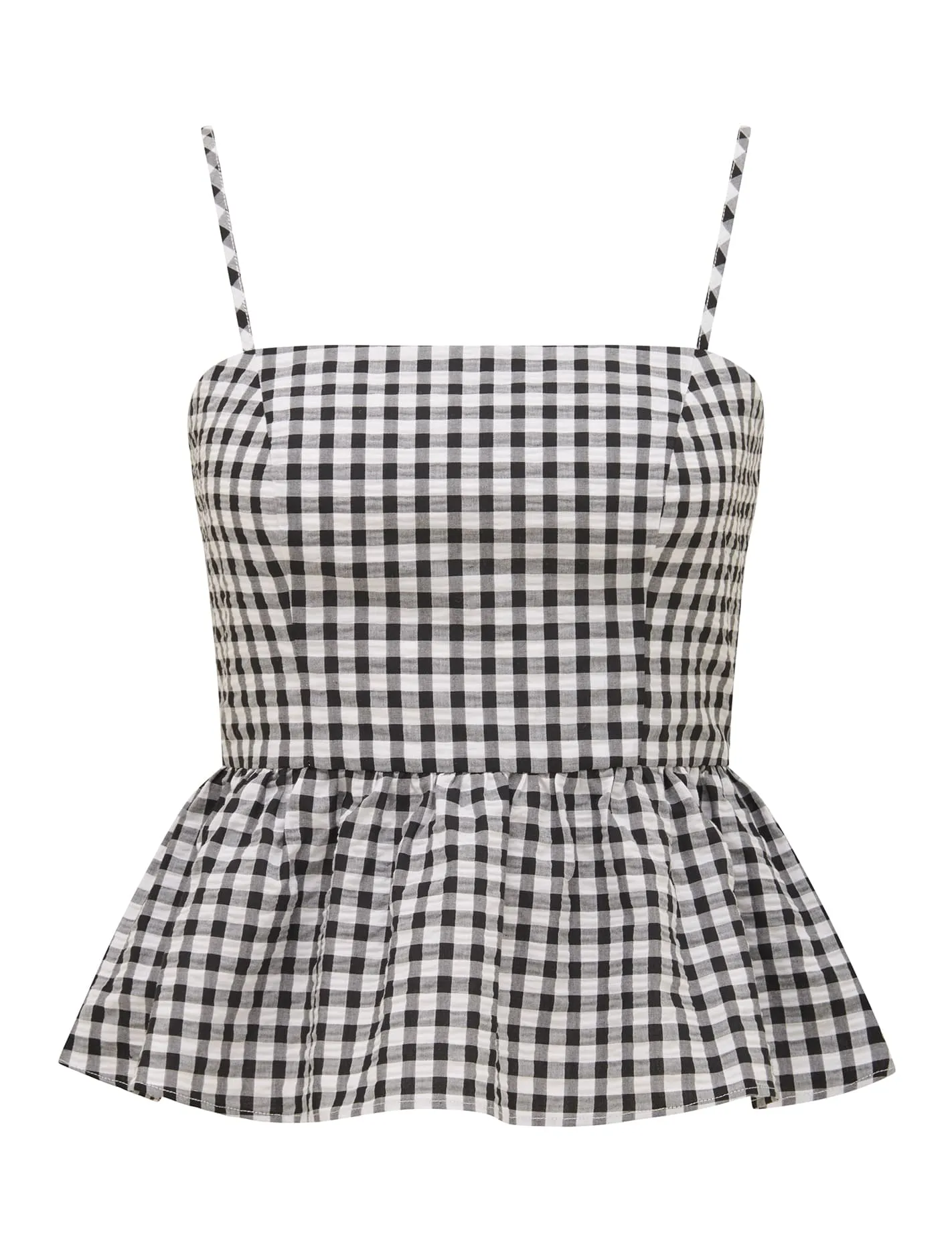 Tayah Tie Back Peplum Top