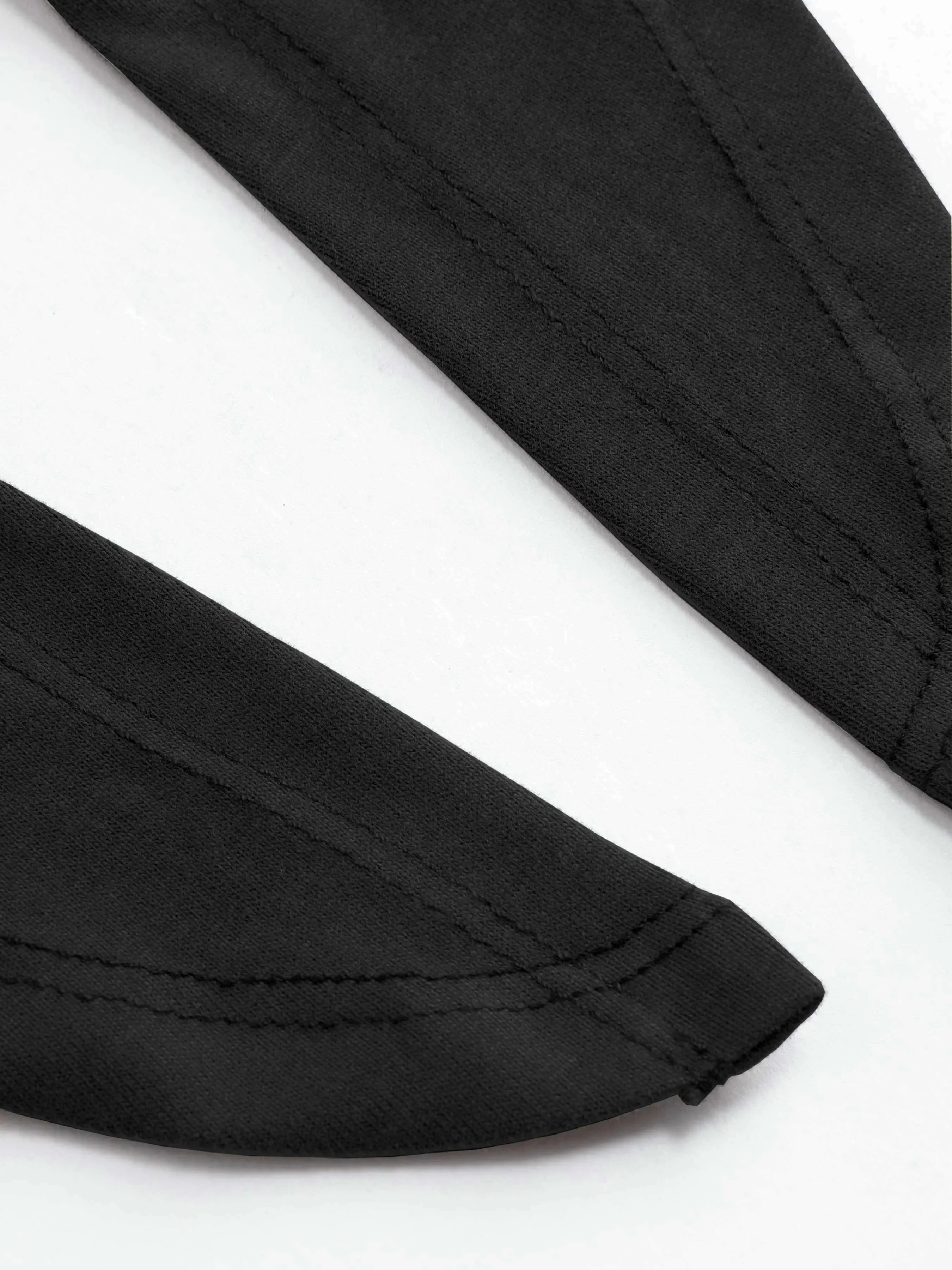 Tummy Knot Twist Cropped Solid Tee