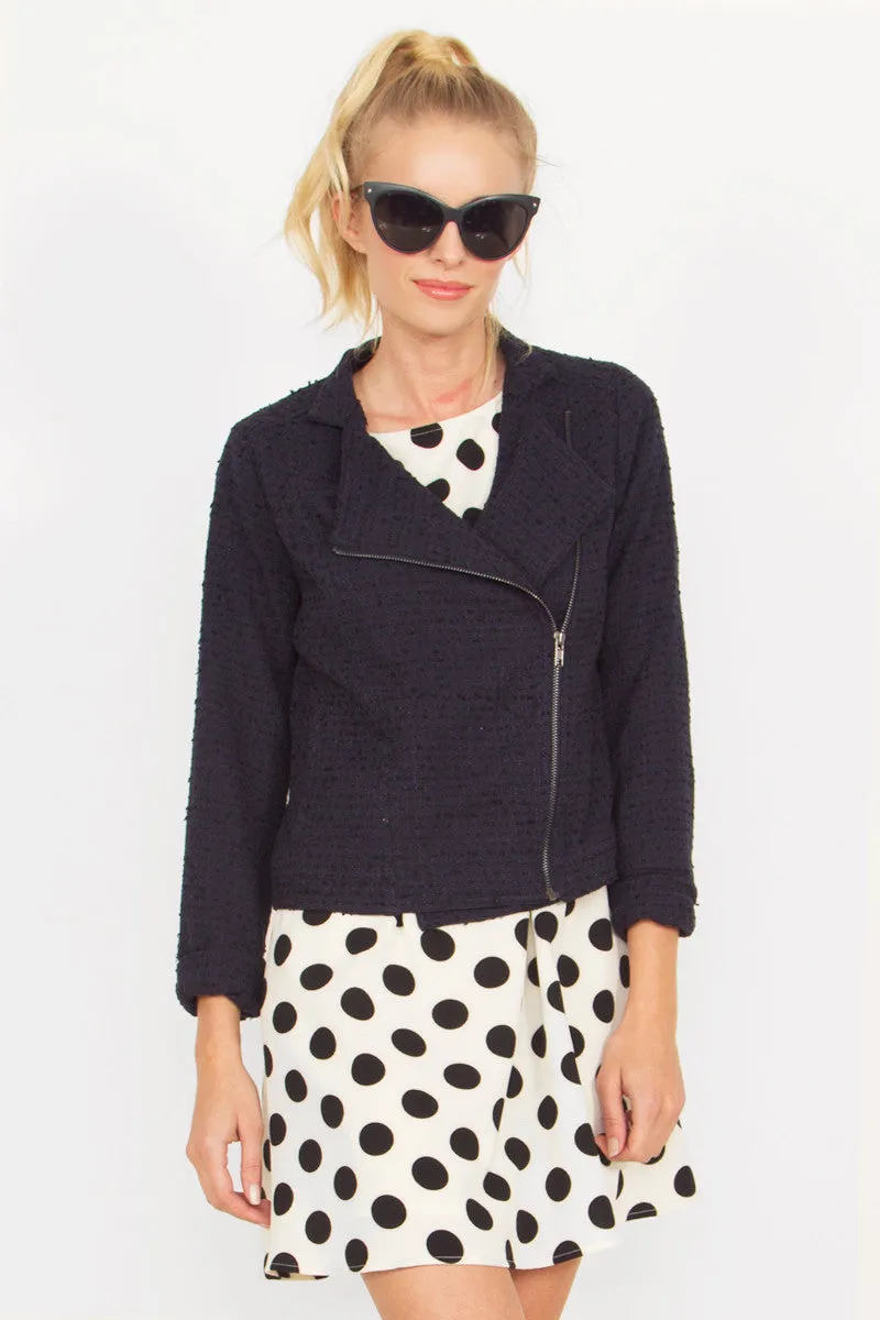 Tweed Moto Jacket