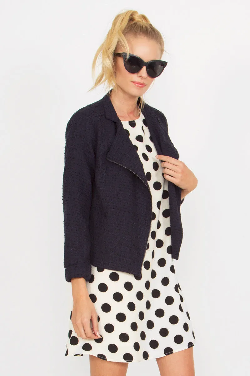 Tweed Moto Jacket