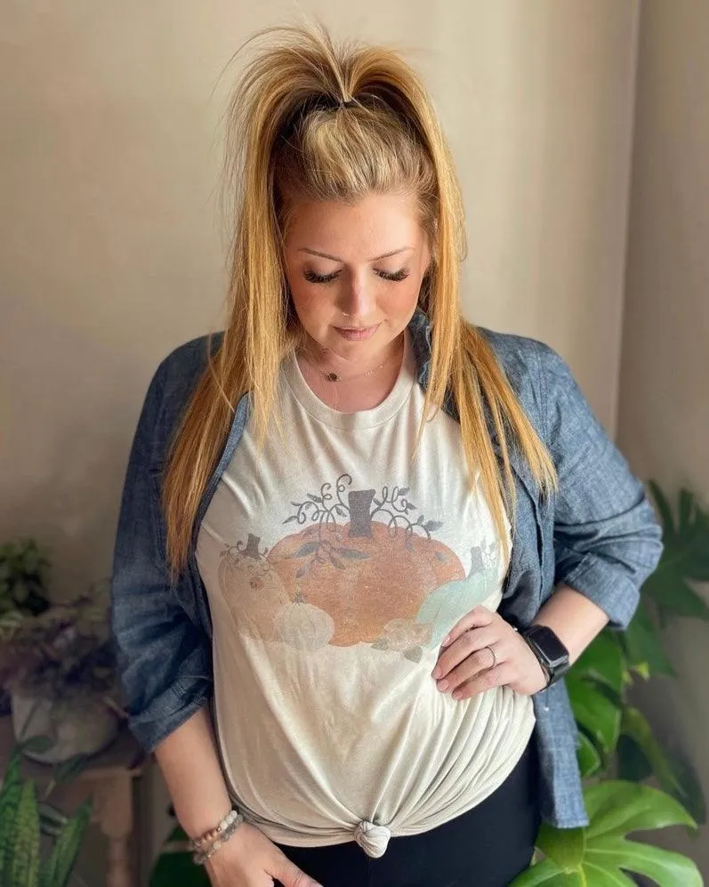 water color pumpkins | t-shirt