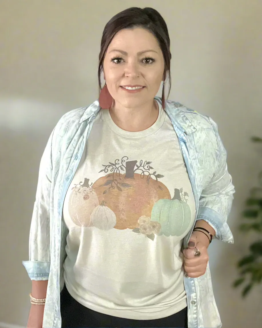 water color pumpkins | t-shirt