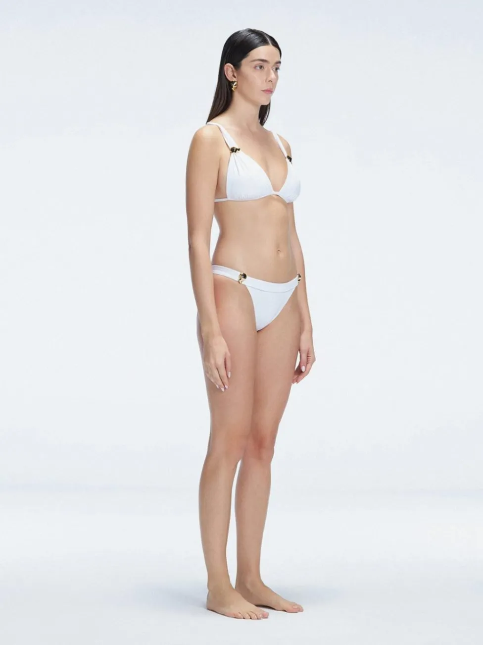 Zella White Bikini Bottom