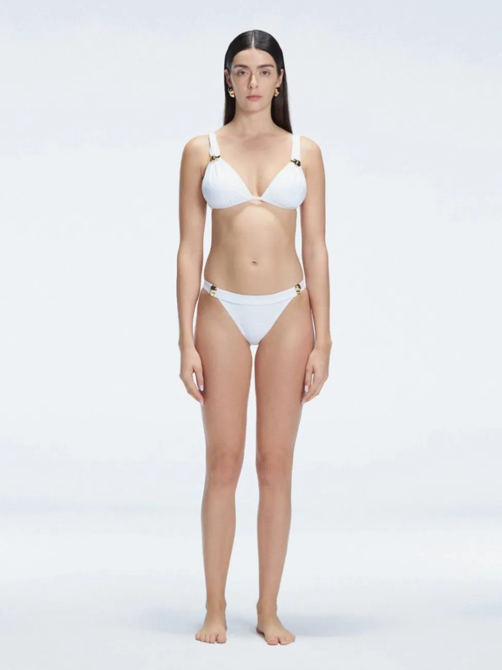 Zella White Bikini Bottom